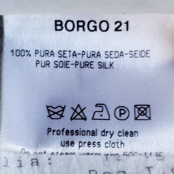 Giorgio Armani Silk Long Pencil Skirt. Size 46 - Picture 12 of 12